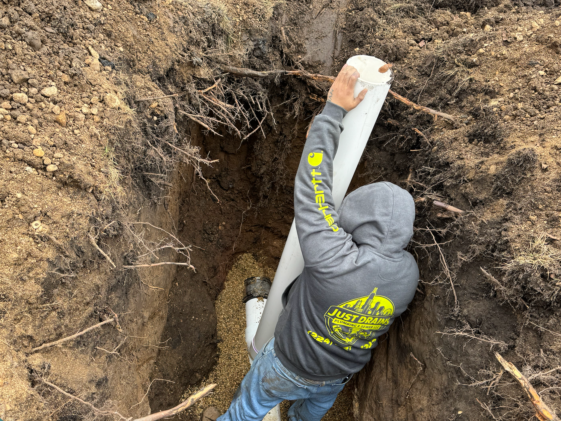New Sewer Main Installation